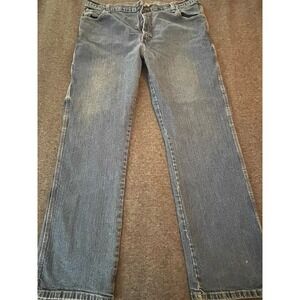 Dickies Carpenter Jeans Mens 40x32 Blue Relaxed Fit Straight Leg Utility